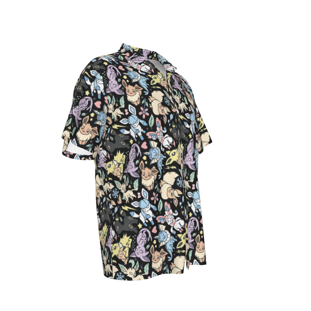 Eeveelutions (Black) Hawaiian Shirt