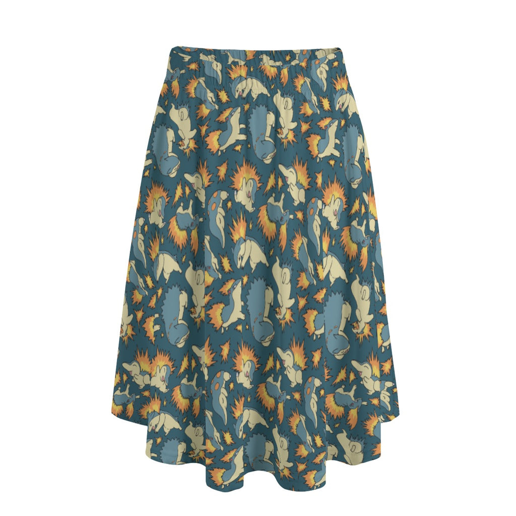Cyndaquil, Quilava and Typhlosion Skirt