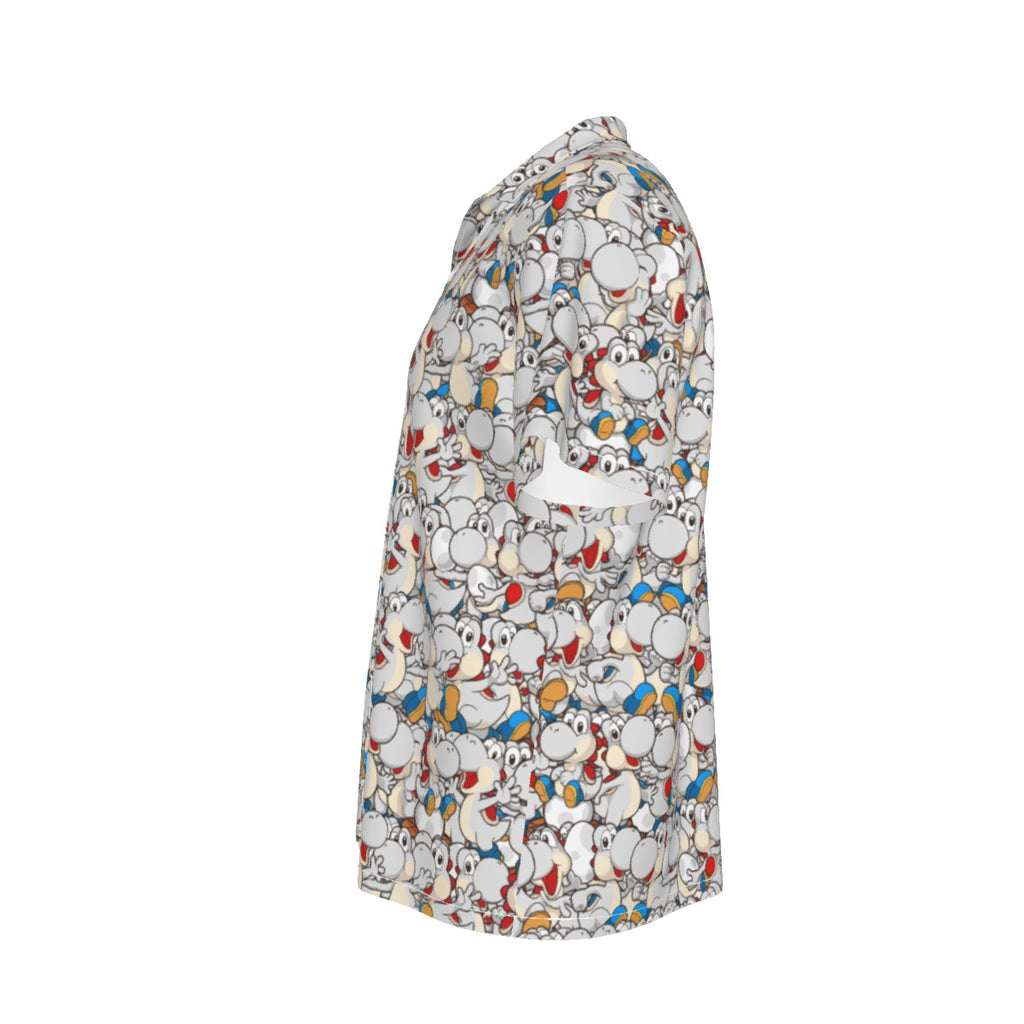 Yoshi (White) Hawaiian Shirt