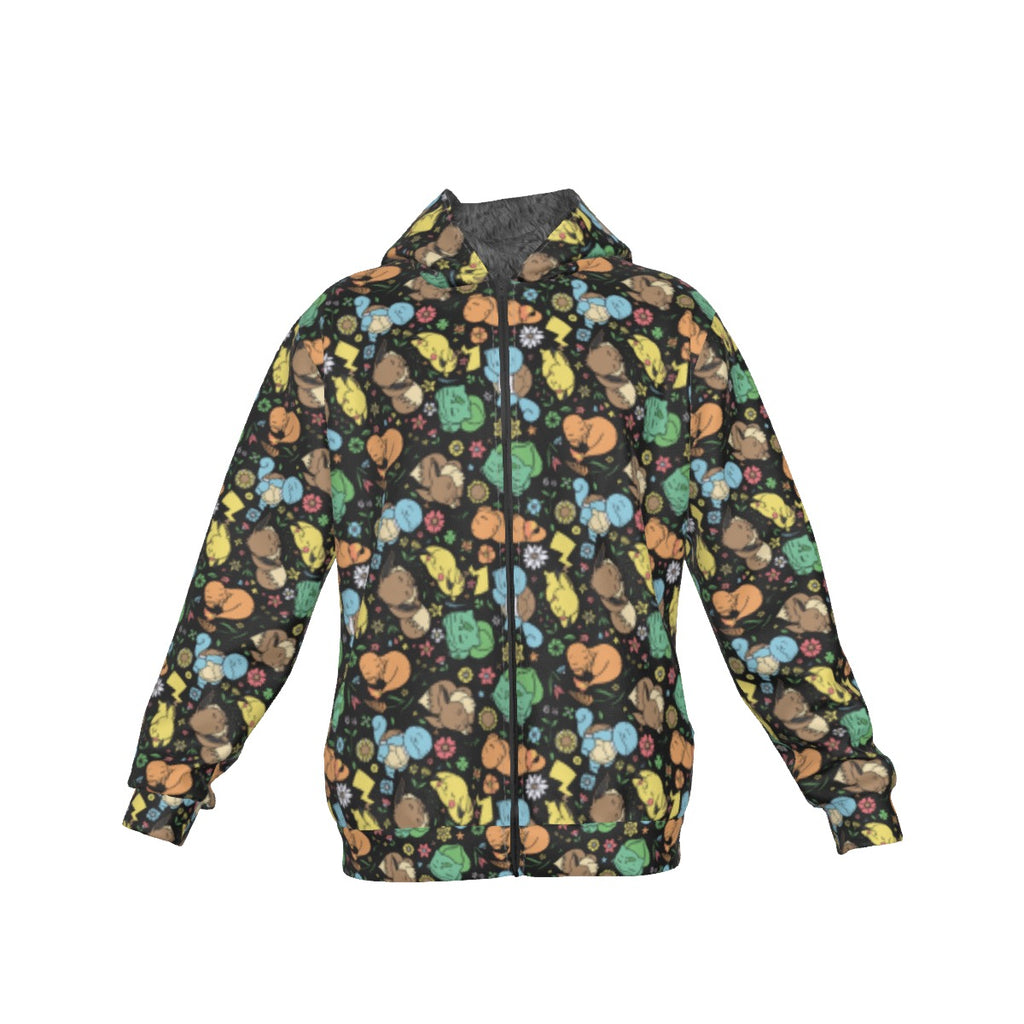 Sleeping Starters Pattern Hoodie
