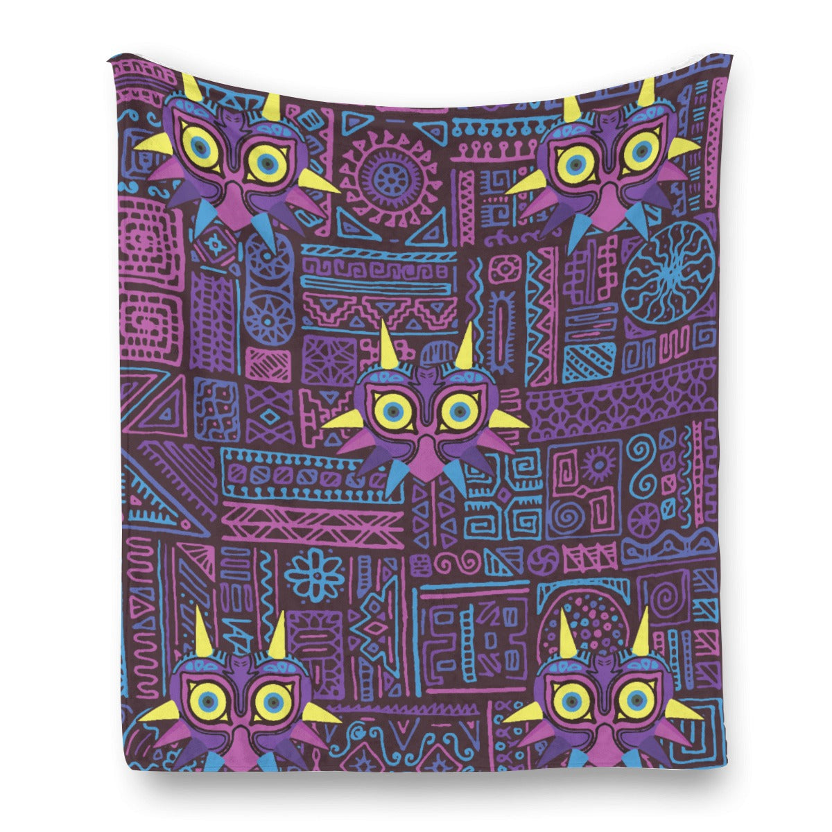 Zelda Majora's Mask (Purple) Blanket