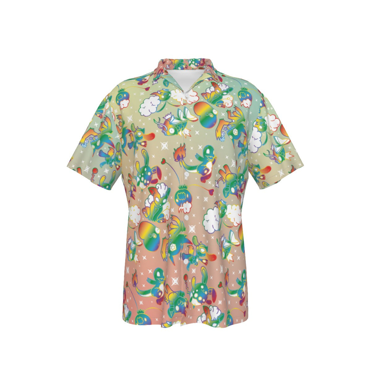 Rainbow Character Hawaiian Shirt