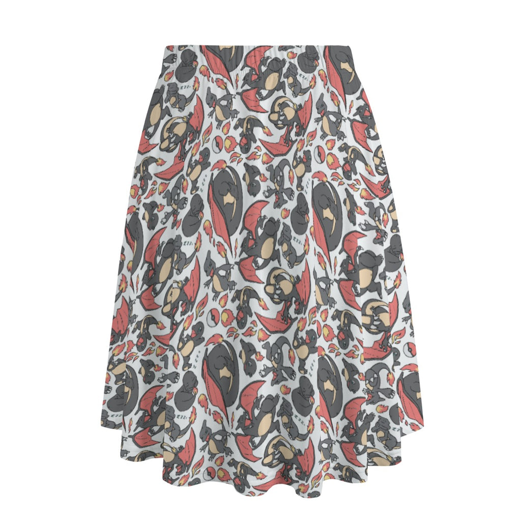 Charmander, Charmeleon and Charizard Skirt