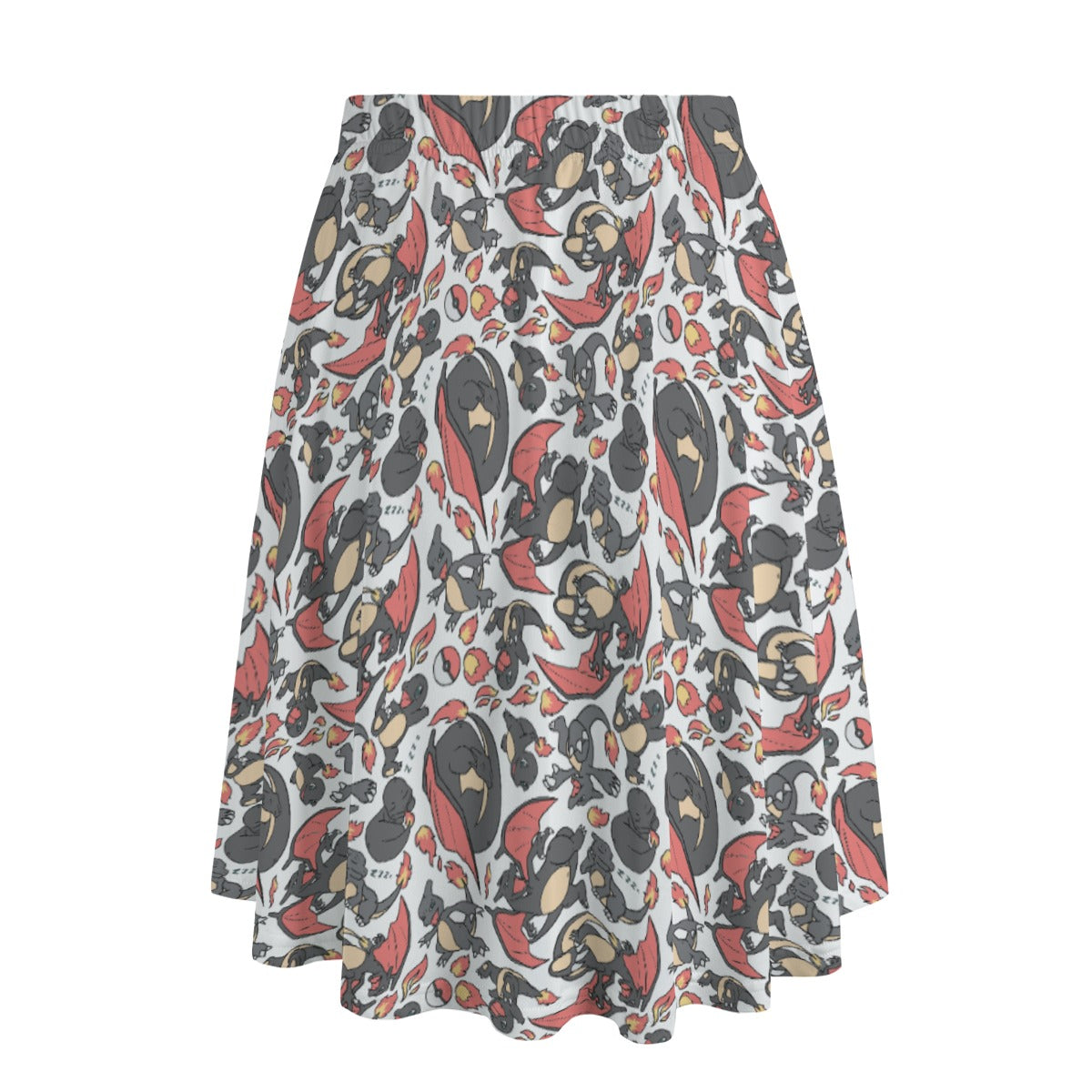 Charmander, Charmeleon and Charizard Skirt