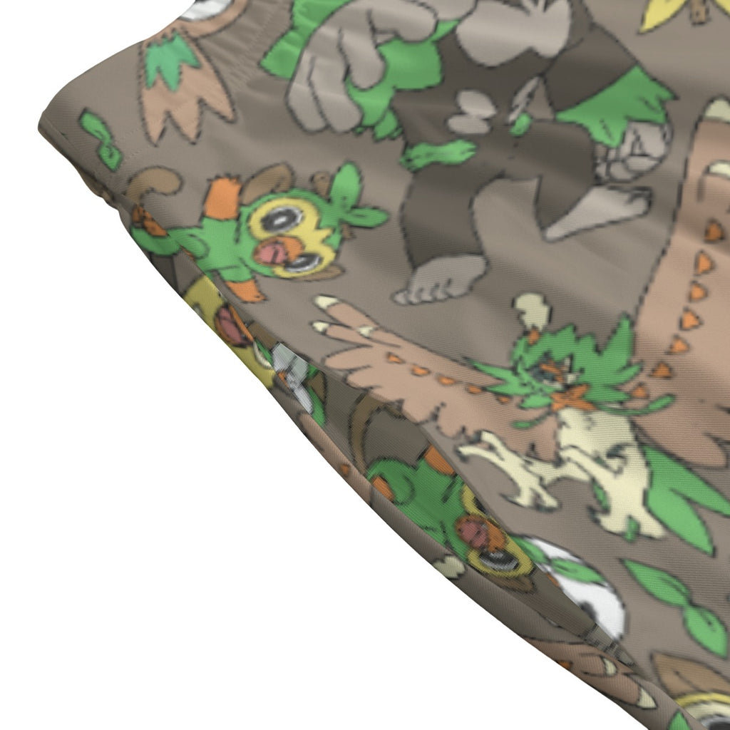 Rowlet, Dartrix and Decidueye Skirt