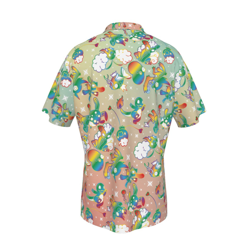Rainbow Character Hawaiian Shirt