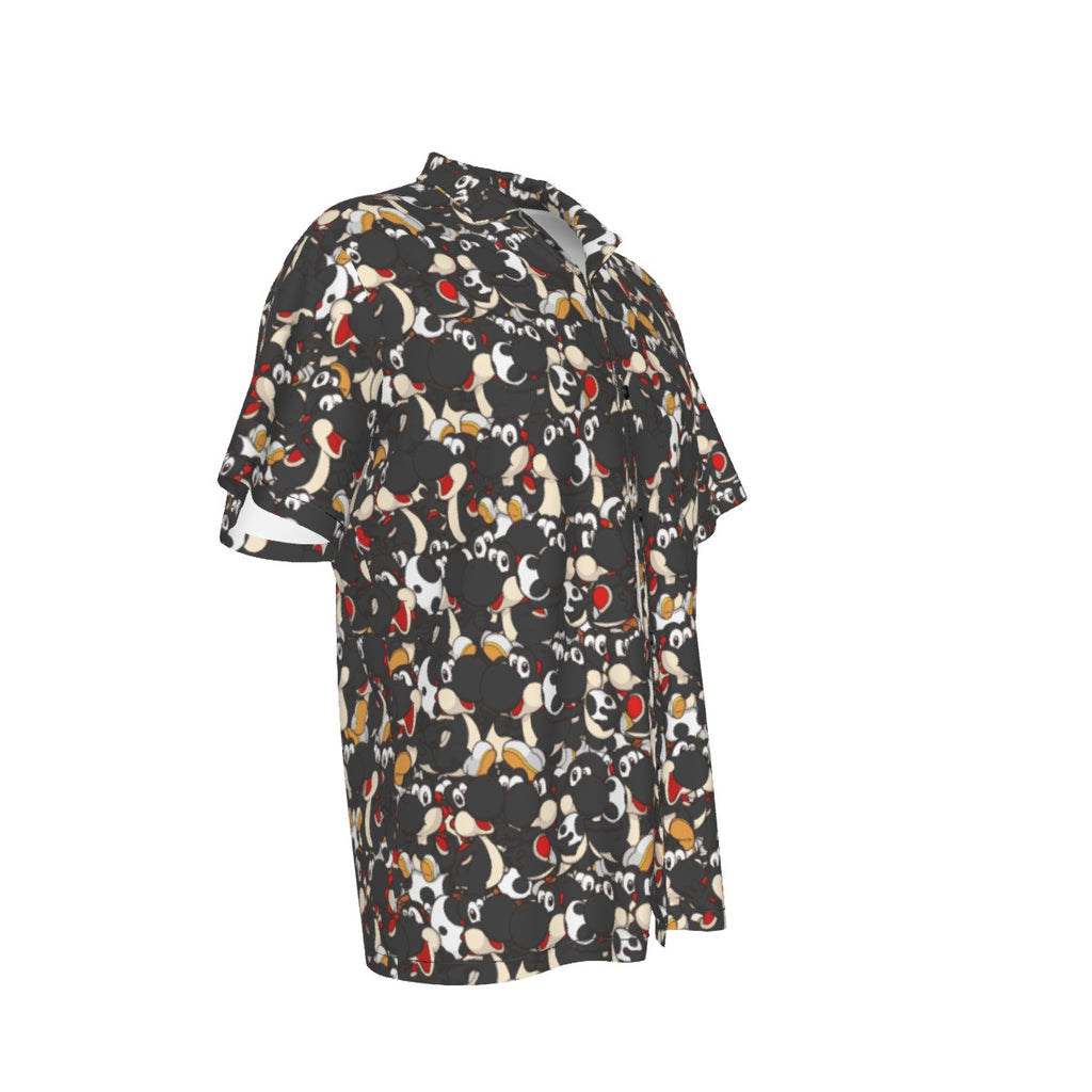 Yoshi (Black) Hawaiian Shirt