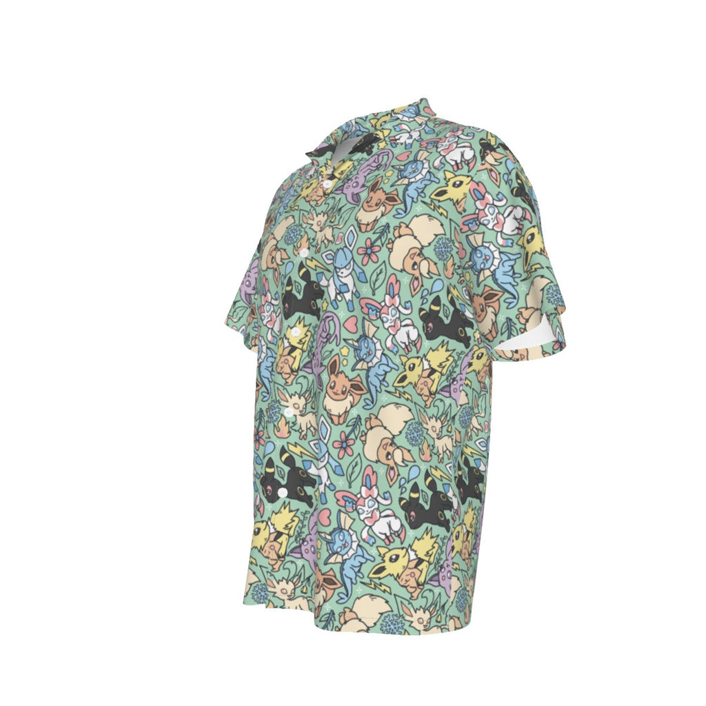 Eeveelutions (Green) Hawaiian Shirt