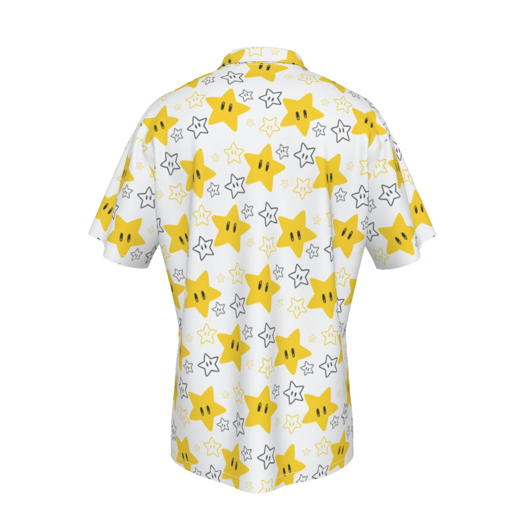 Mario Star Hawaiian Shirt