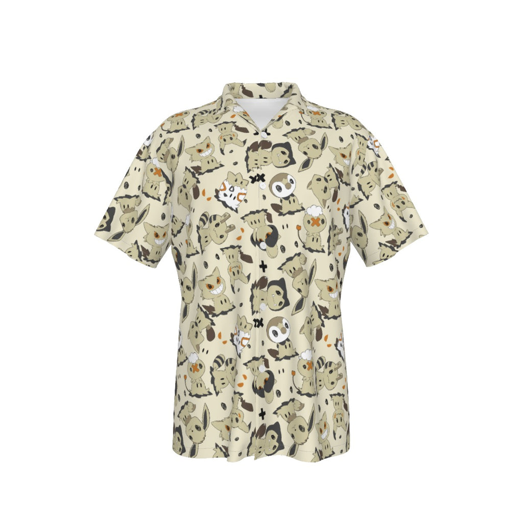 Mimikyu (Tan) Hawaiian Shirt