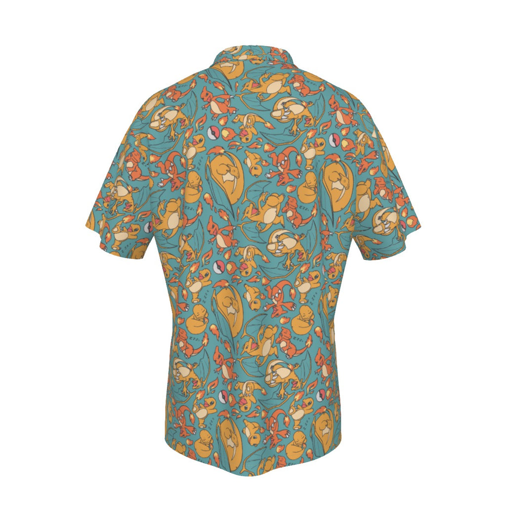 Charizard (Green) Hawaiian Shirt