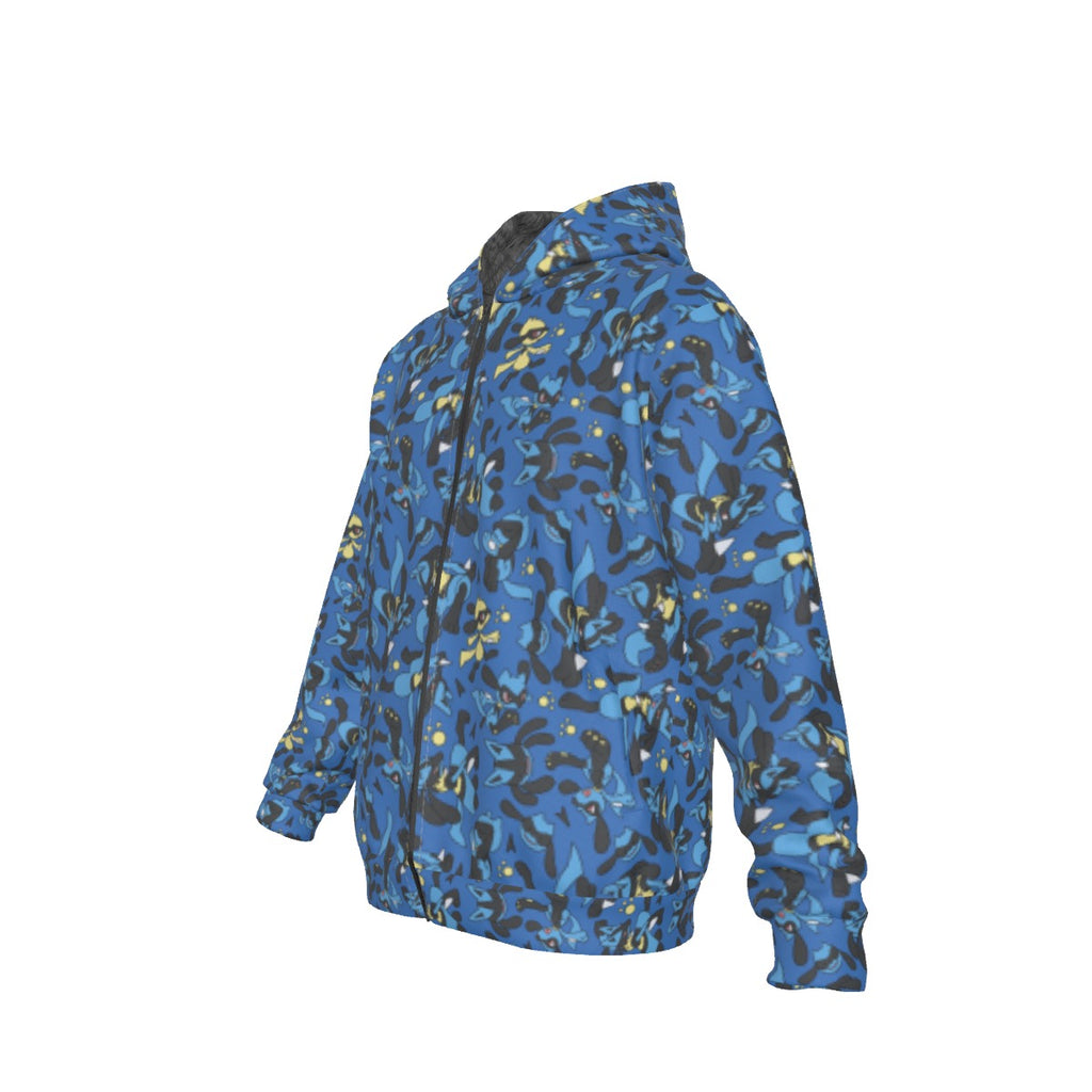 Lucario Pattern Hoodie