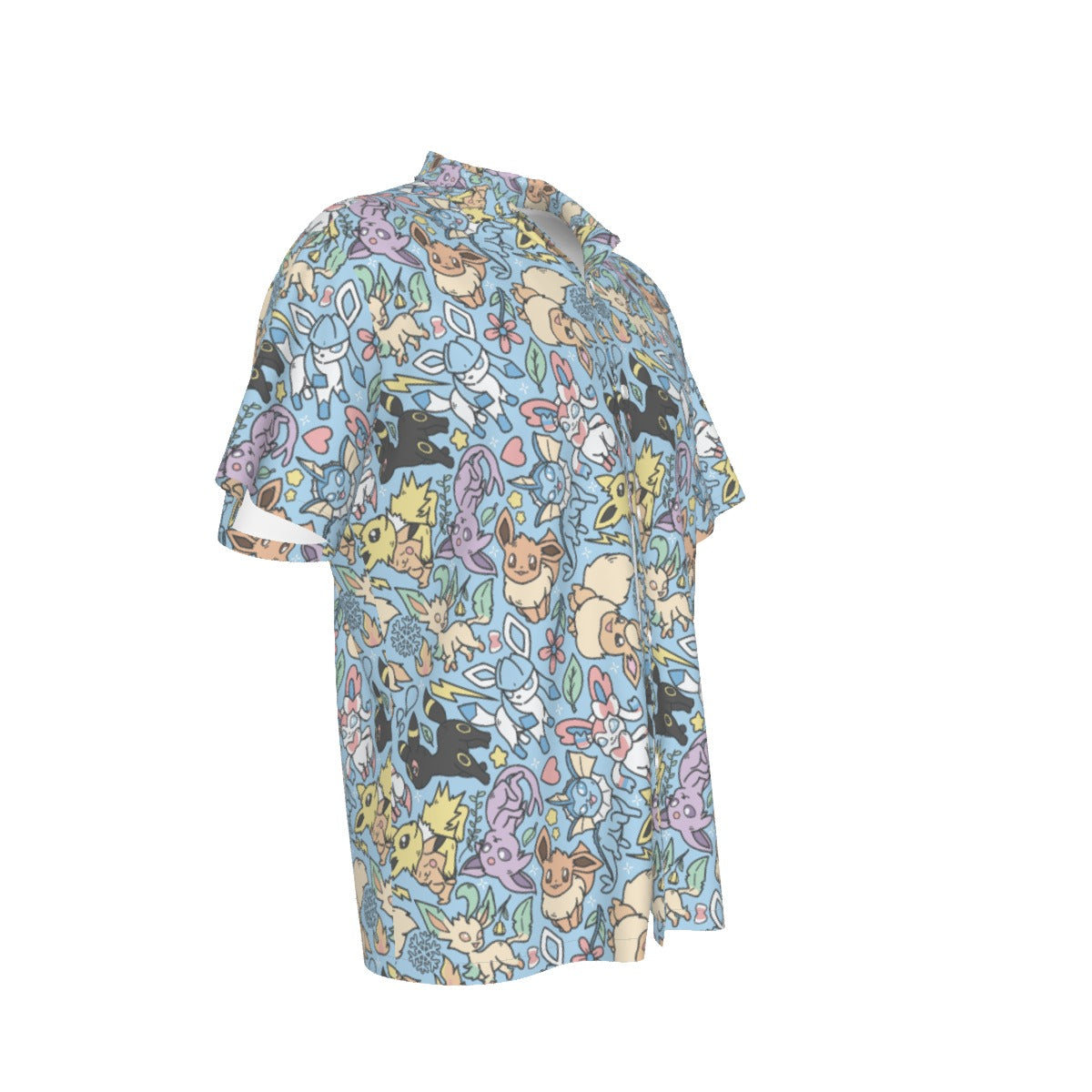 Eeveelutions (Blue) Hawaiian Shirt