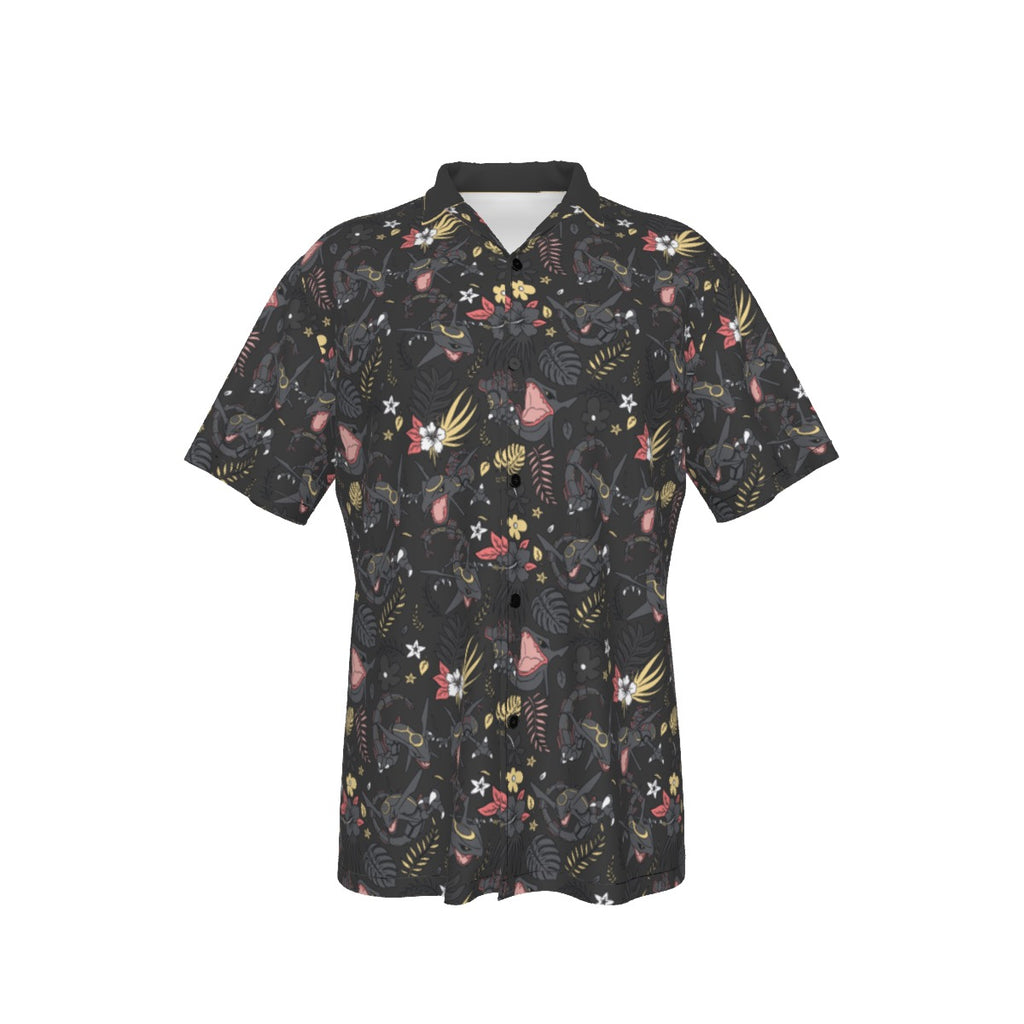 Rayquaza (Black) Hawaiian Shirt