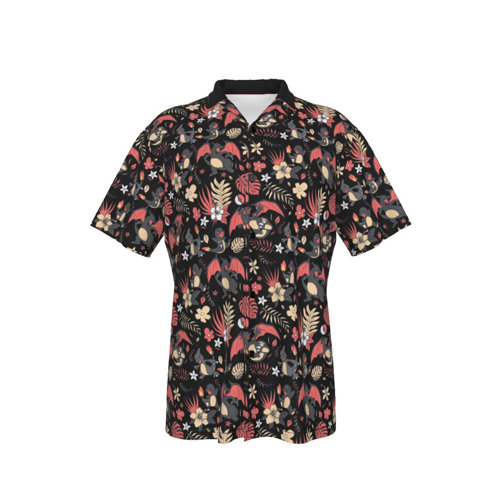 Charizard (Black) Hawaiian Shirt