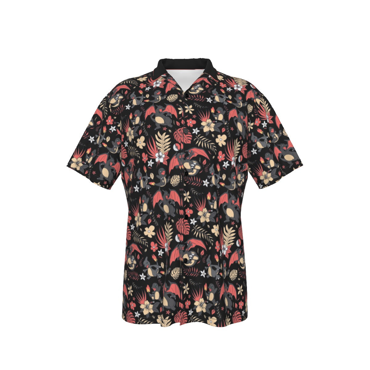 Charizard (Black) Hawaiian Shirt