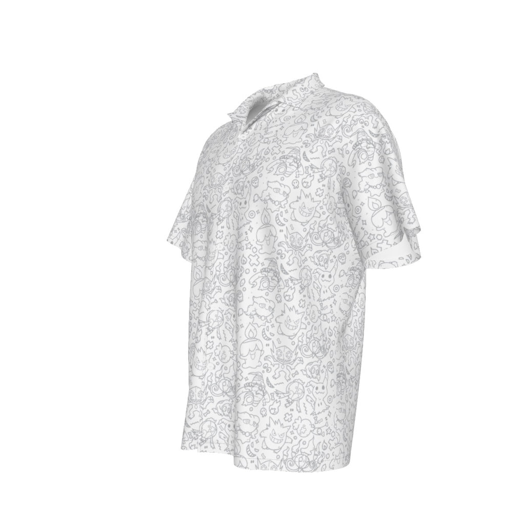 Ghost (White) Hawaiian Shirt