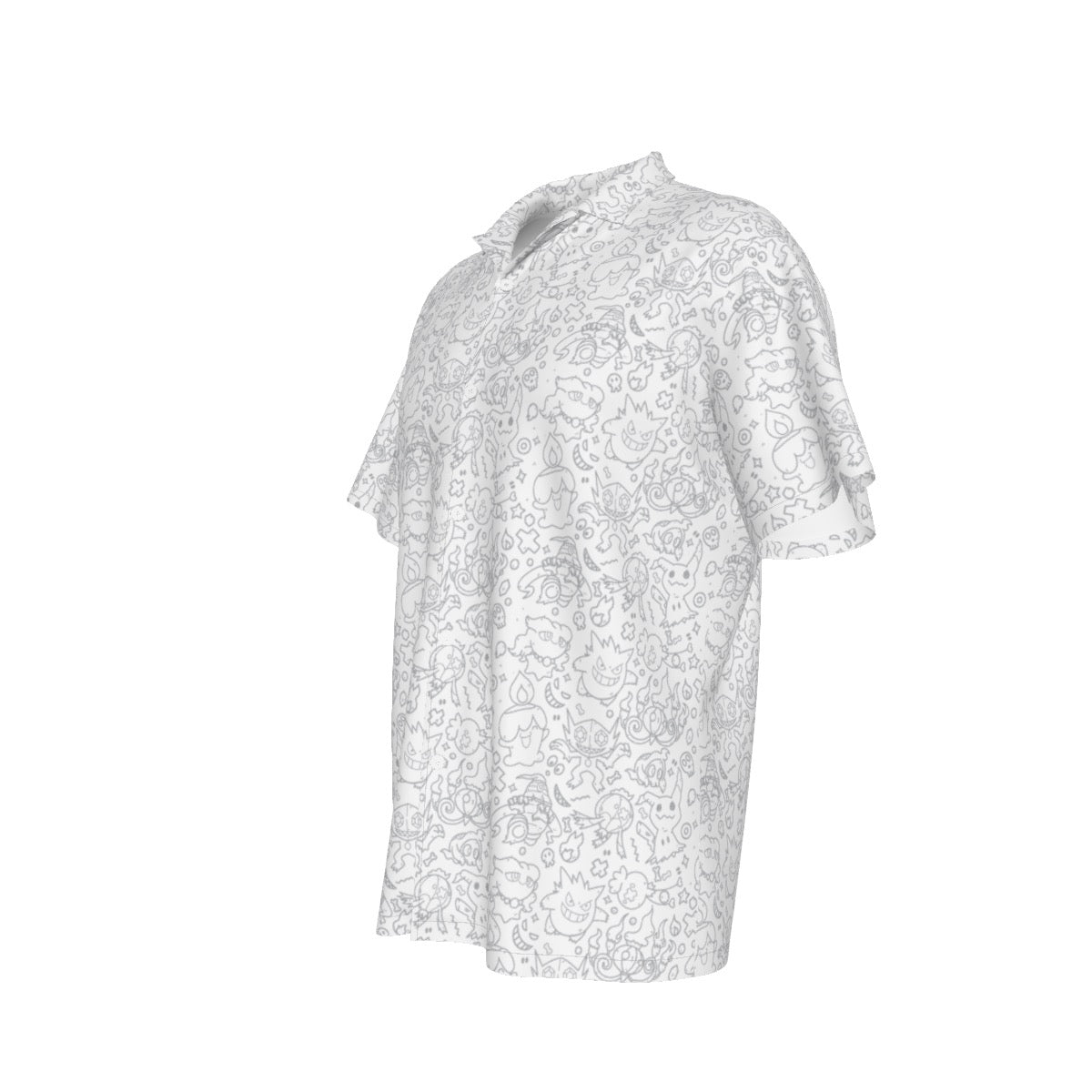 Ghost (White) Hawaiian Shirt