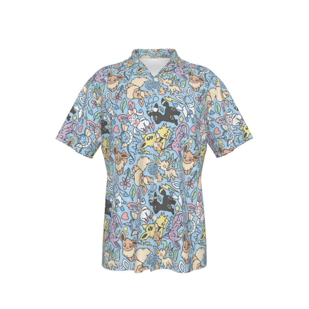 Eeveelutions (Blue) Hawaiian Shirt