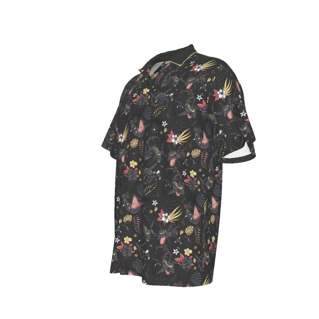 Rayquaza (Black) Hawaiian Shirt