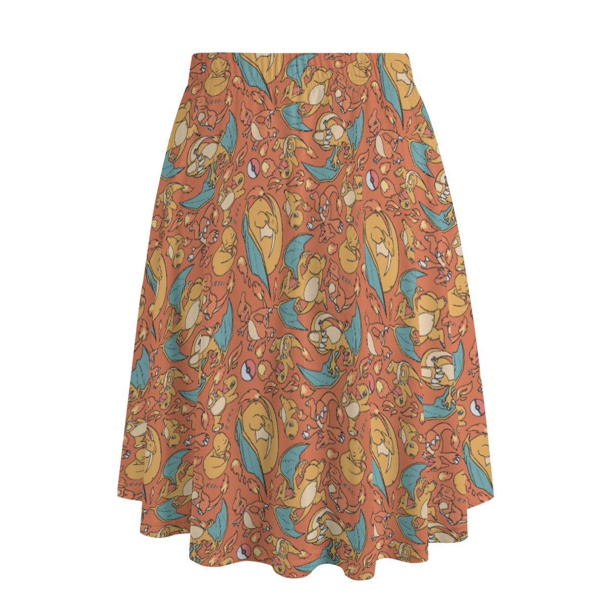 Charmander, Charmeleon and Charizard Skirt