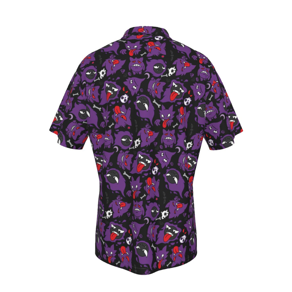 Gengar (Black) Hawaiian Shirt
