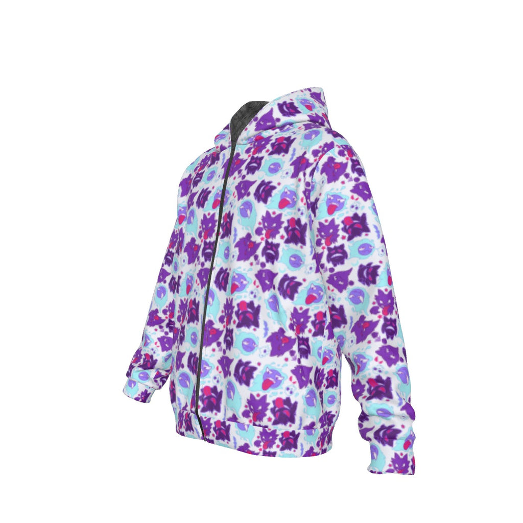 Gengar (White) Pattern Hoodie
