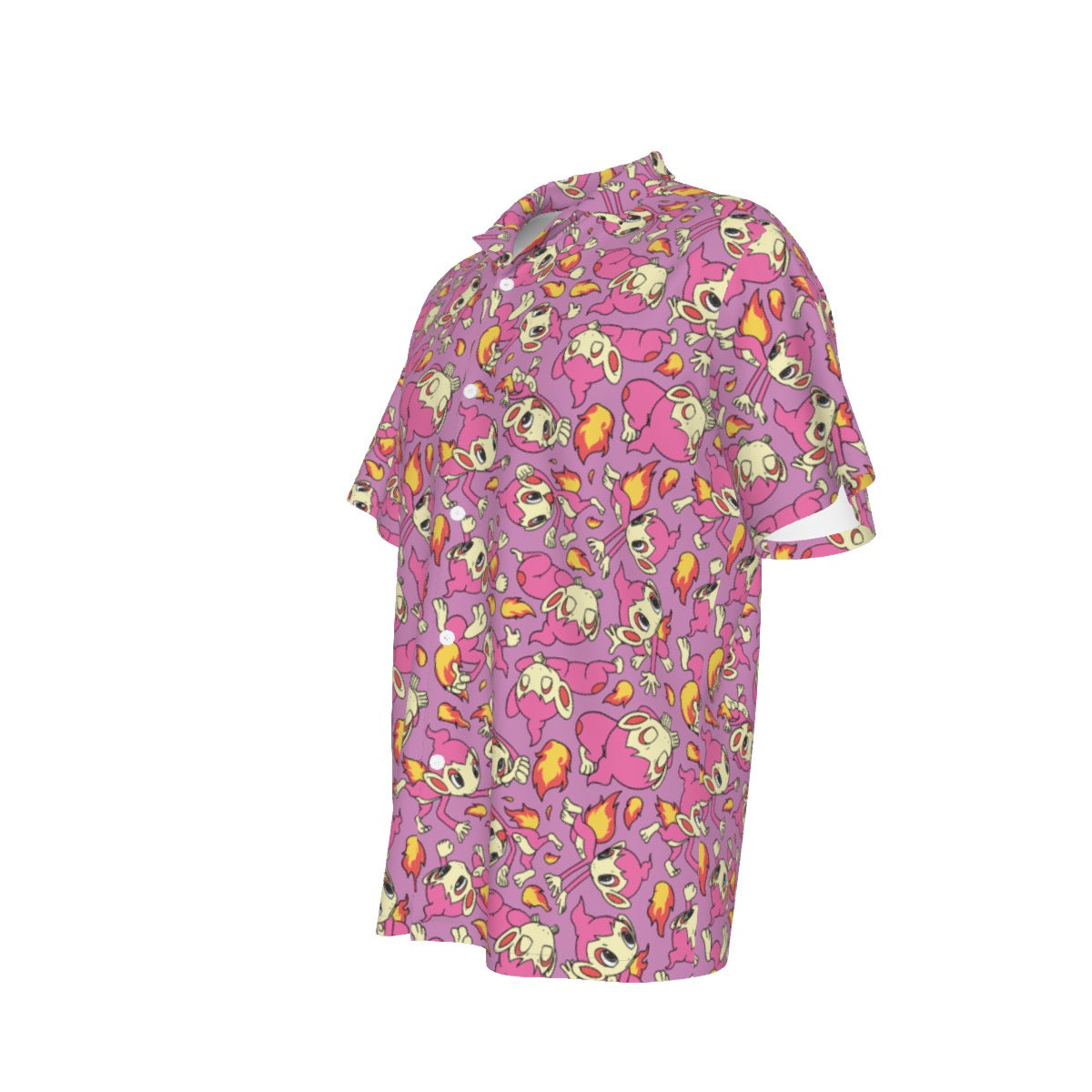 Chimchar (Pink) Hawaiian Shirt