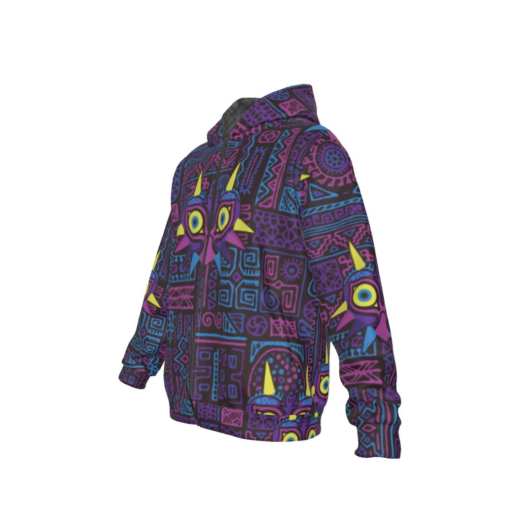 Zelda Majora's Mask (Purple) Pattern Hoodie