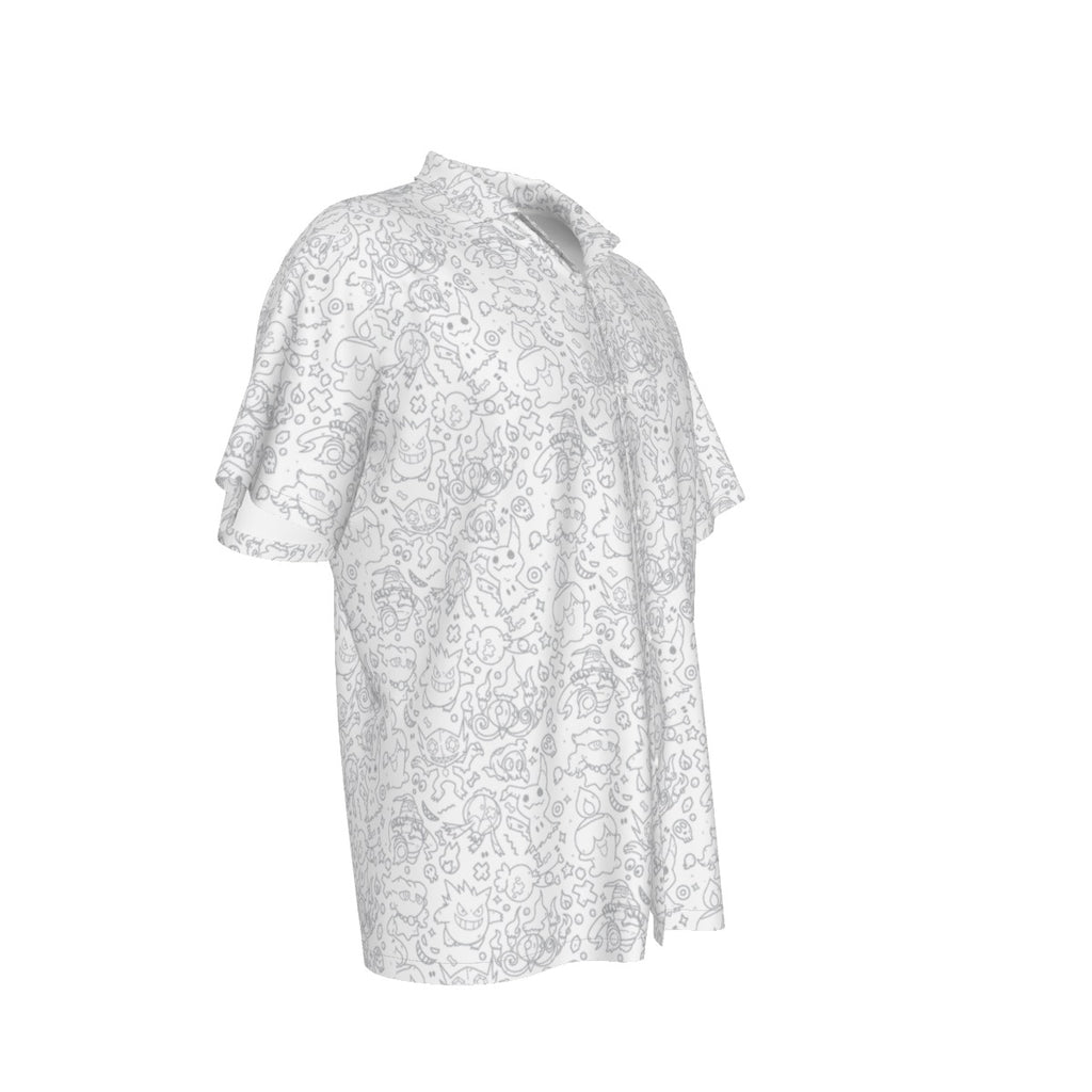 Ghost (White) Hawaiian Shirt