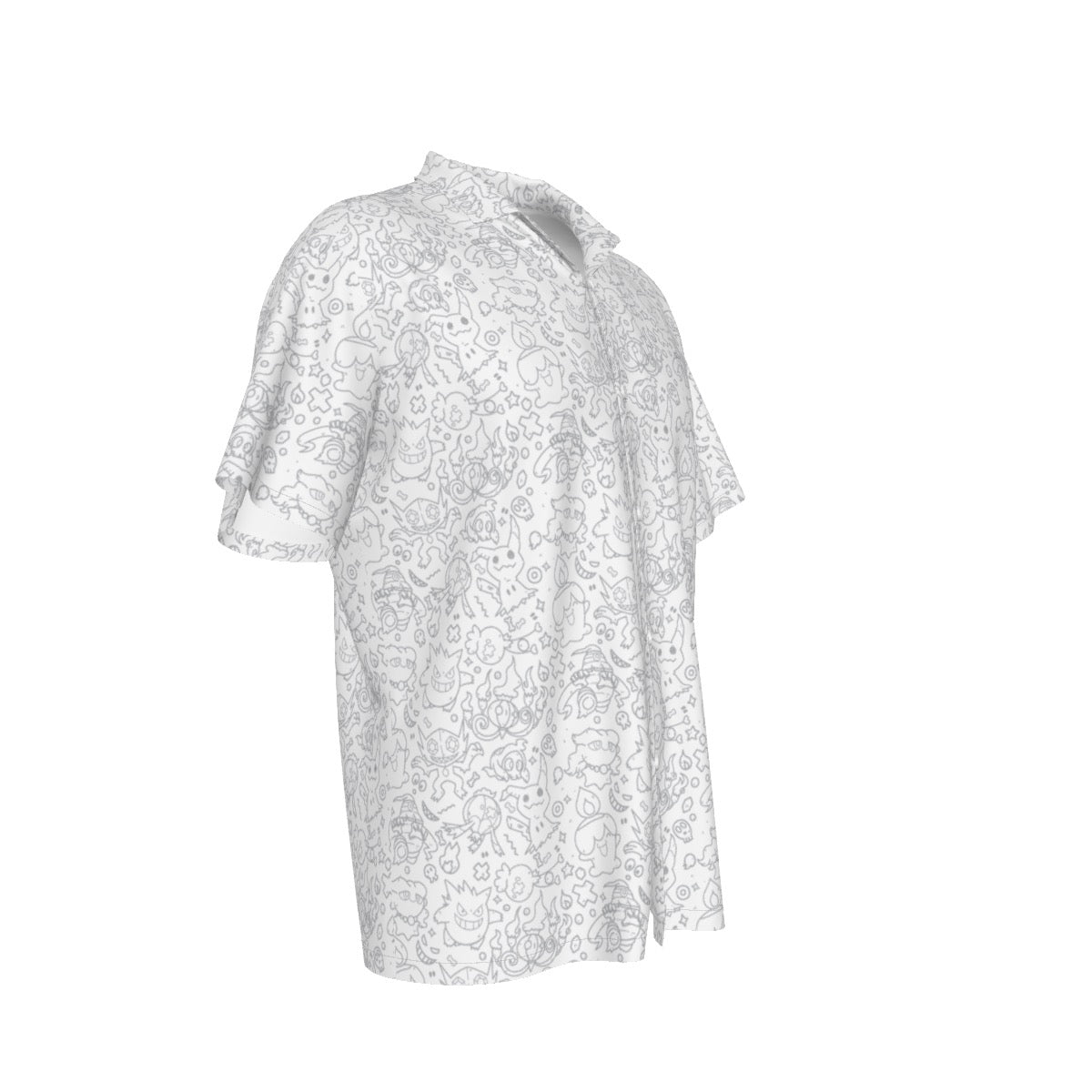 Ghost (White) Hawaiian Shirt