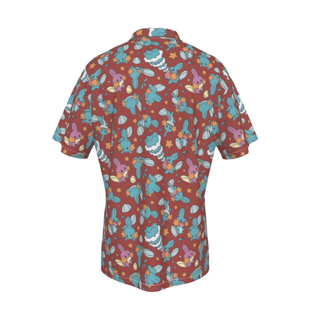 Mudkip (Red) Hawaiian Shirt