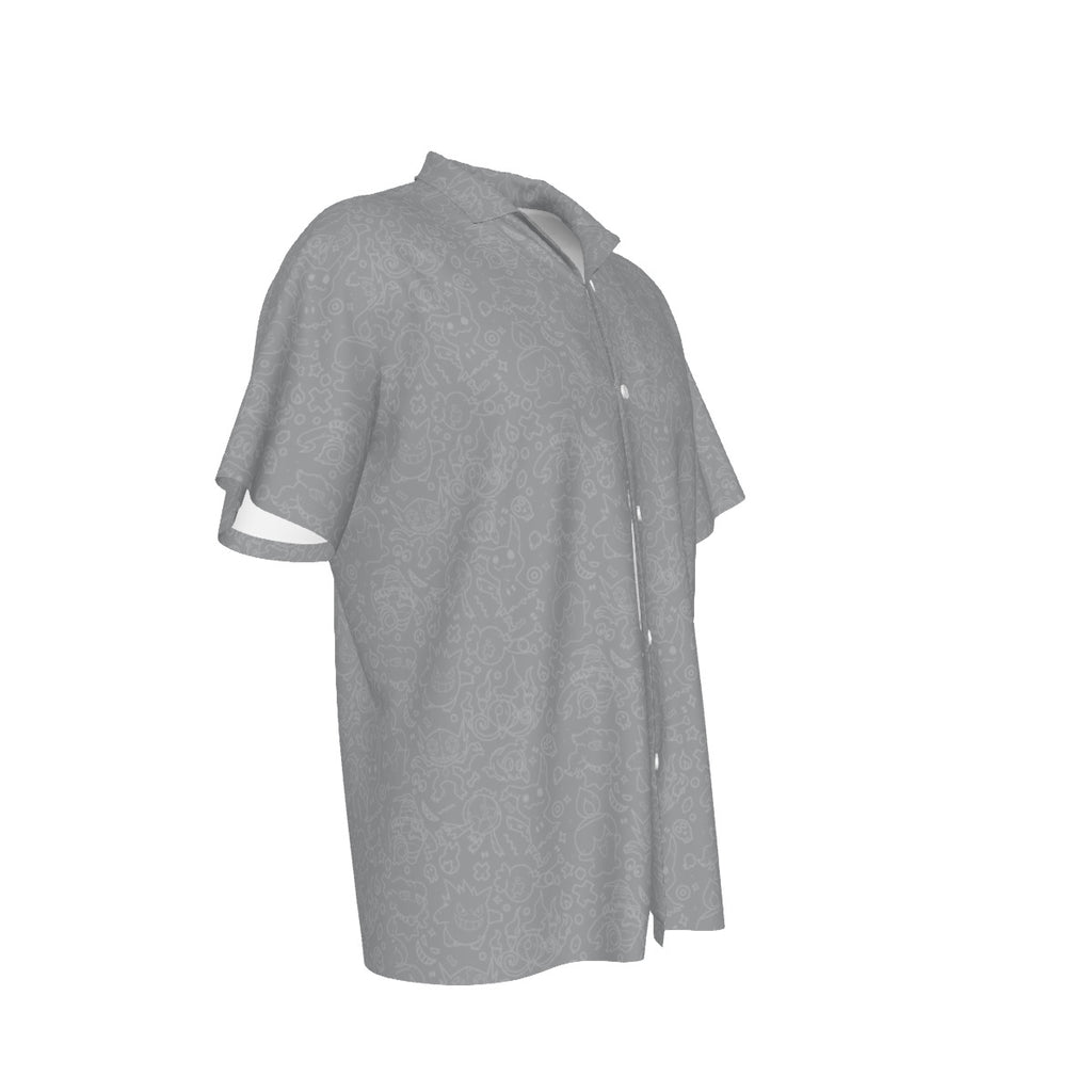 Ghost (Grey) Hawaiian Shirt