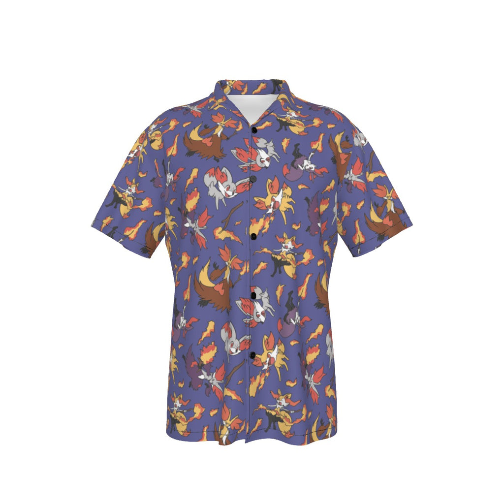 Fennekin Hawaiian Shirt