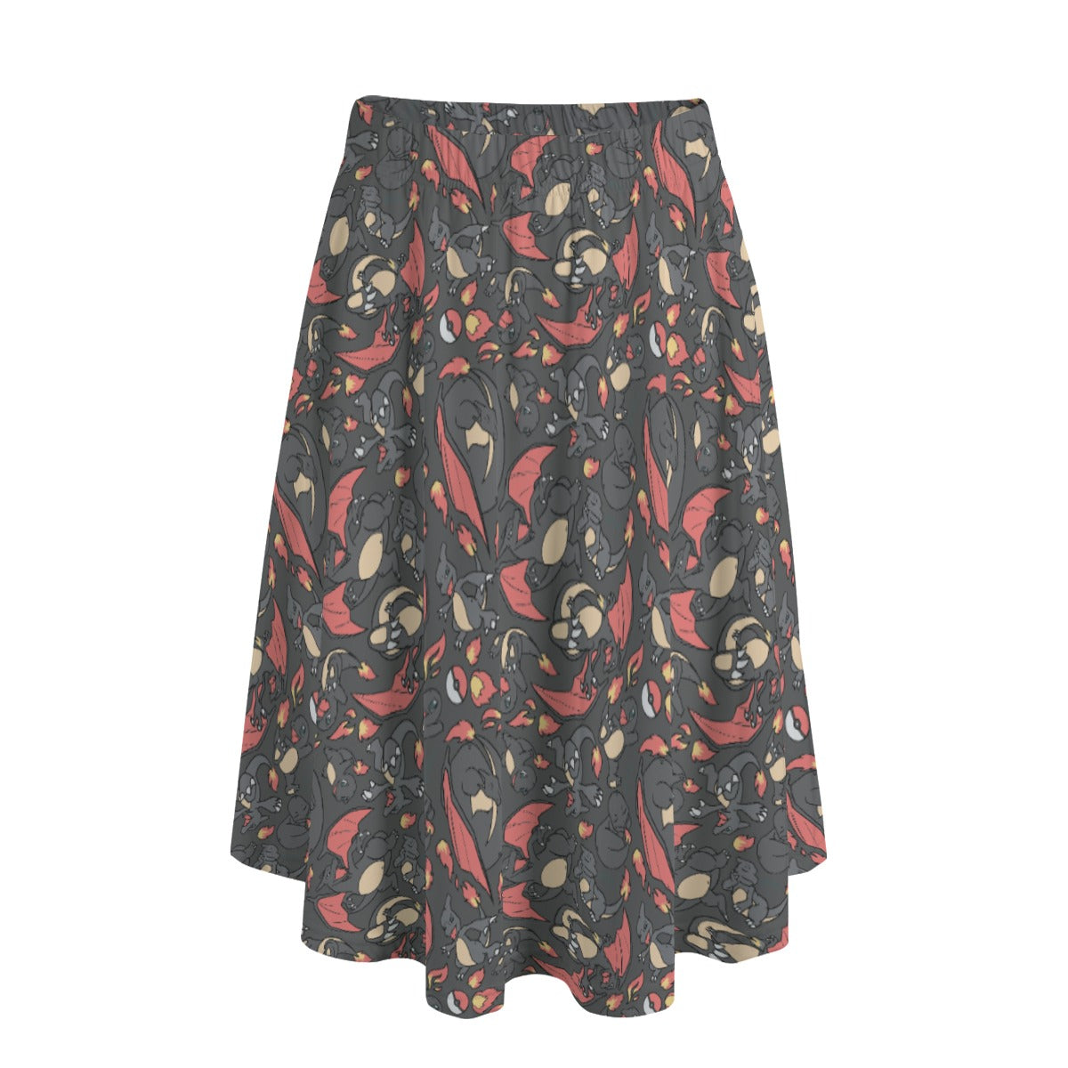 Charmander, Charmeleon and Charizard Skirt