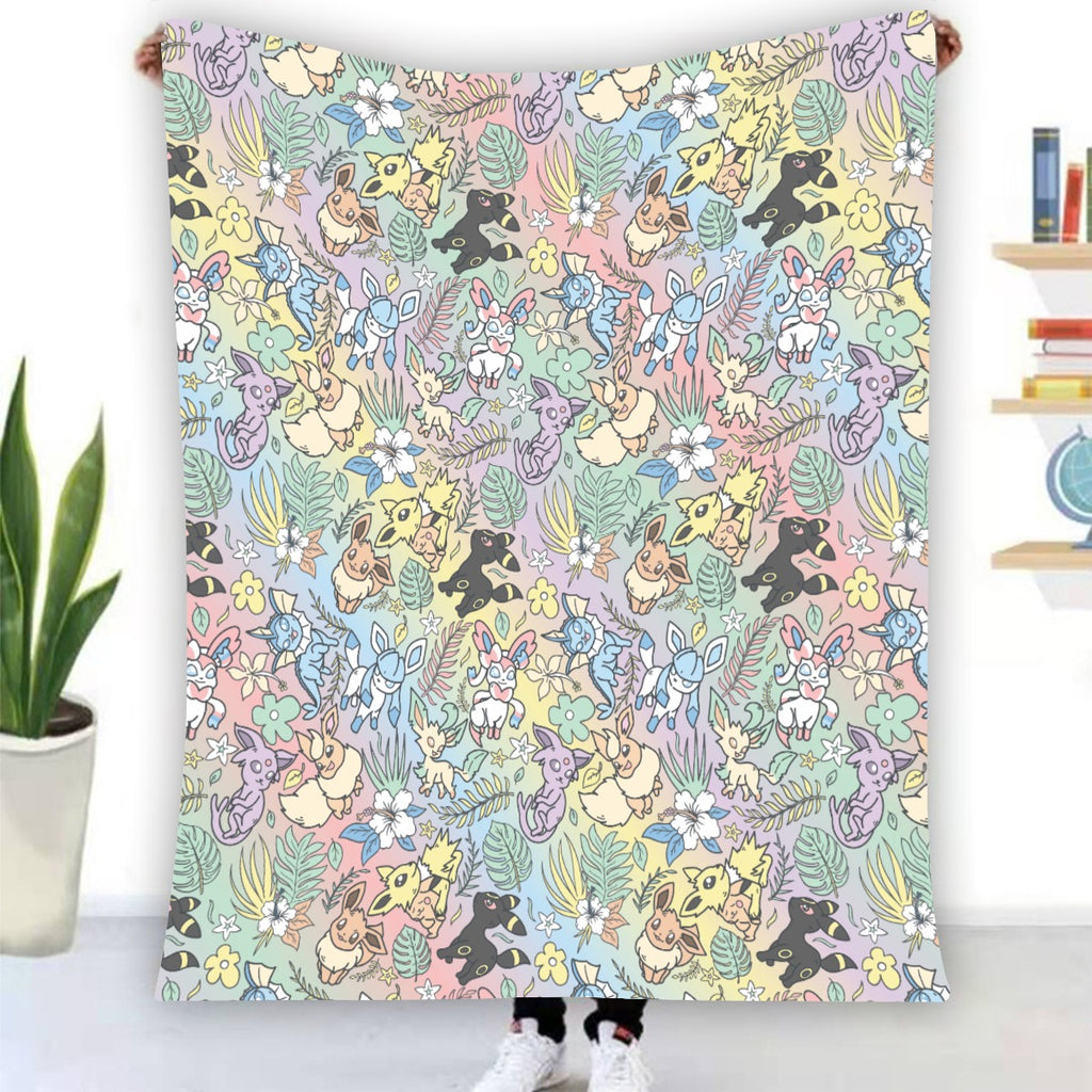 Eeveelution (Rainbow) Blanket