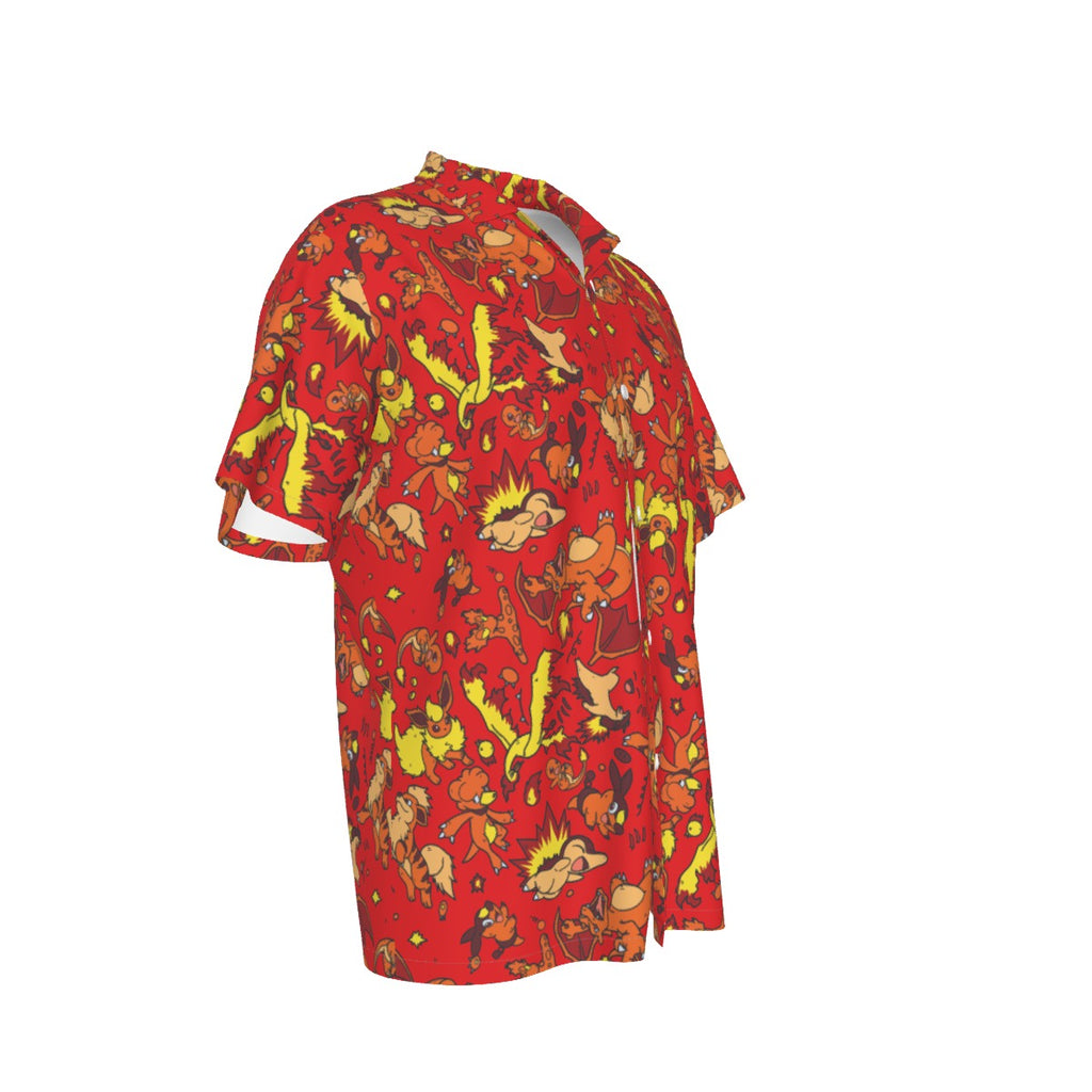 Fire Type Hawaiian Shirt