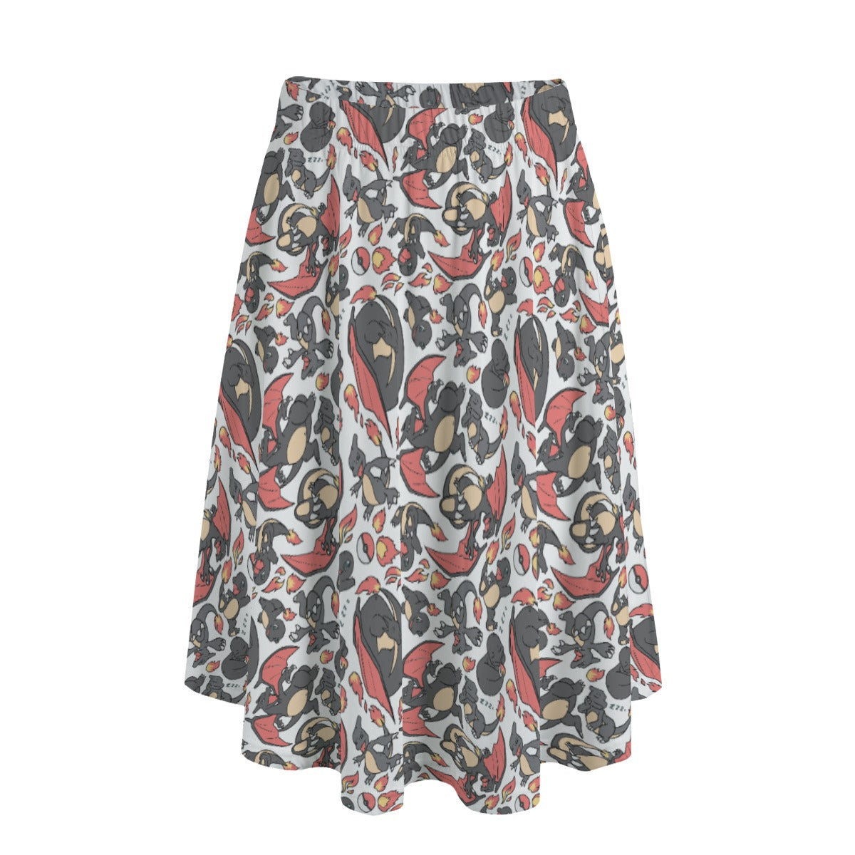 Charmander, Charmeleon and Charizard Skirt