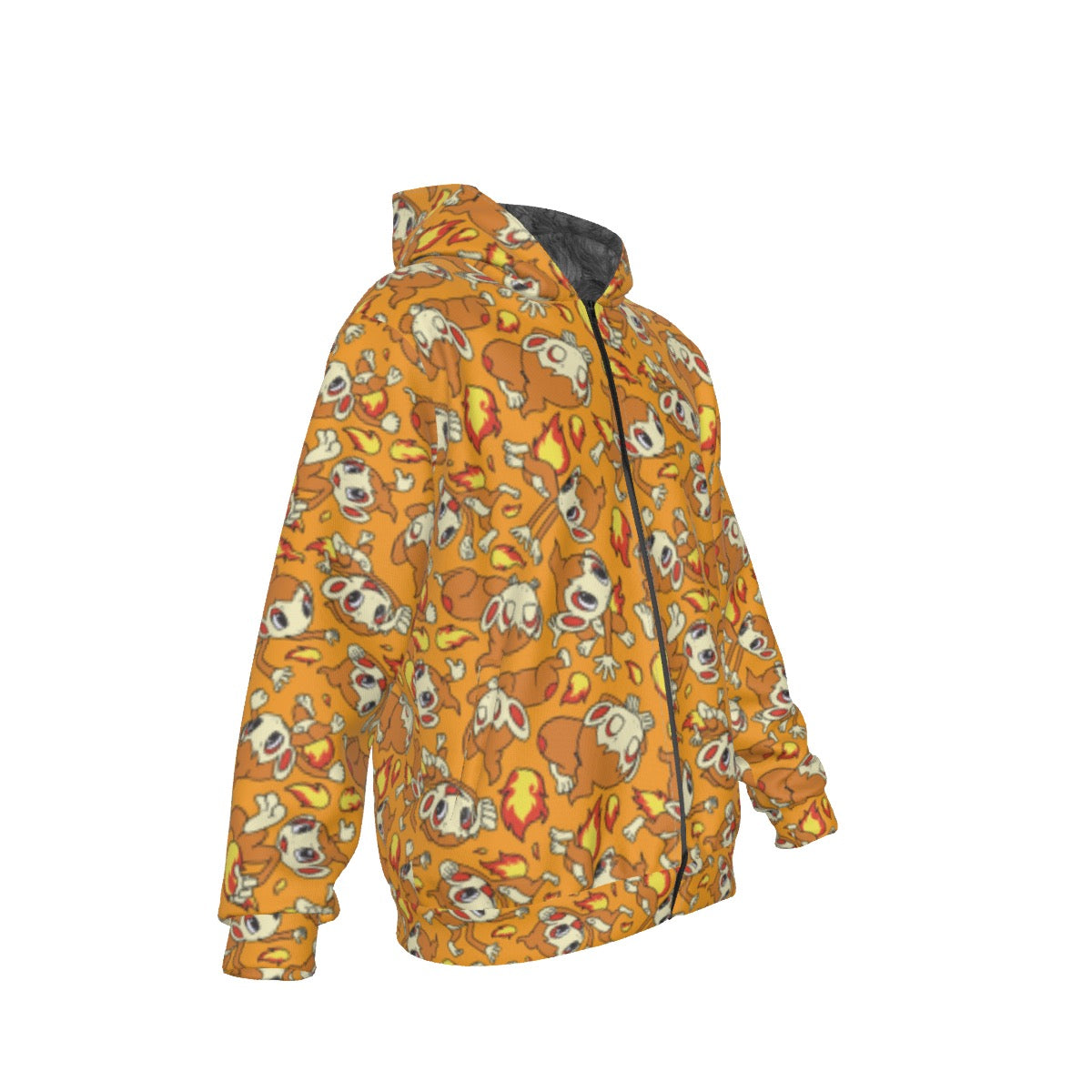 Chimchar Pattern Hoodie