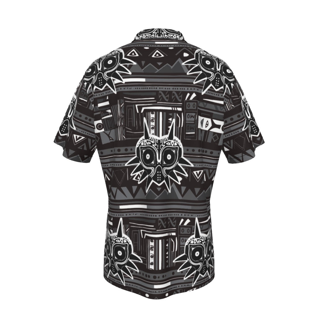 Zelda Majora's Mask (Black) Hawaiian Shirt
