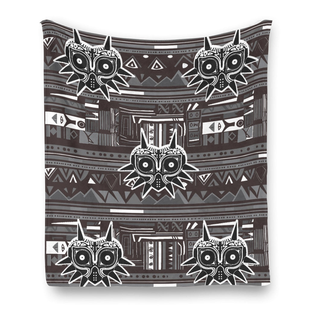 Zelda Majora's Mask (Black) Blanket