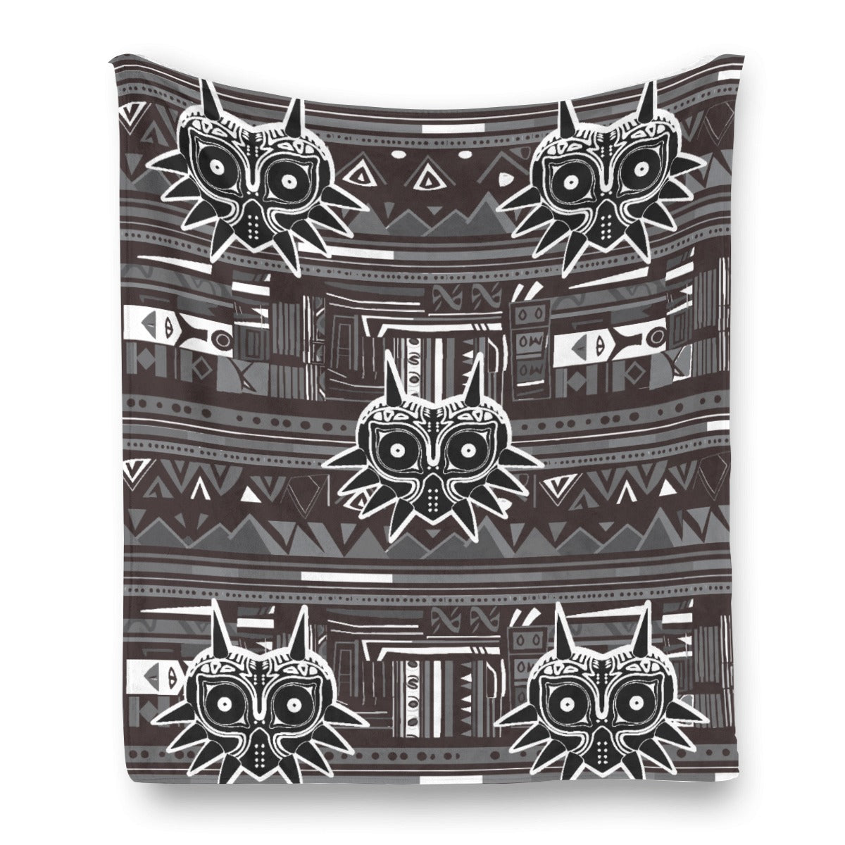 Zelda Majora's Mask (Black) Blanket