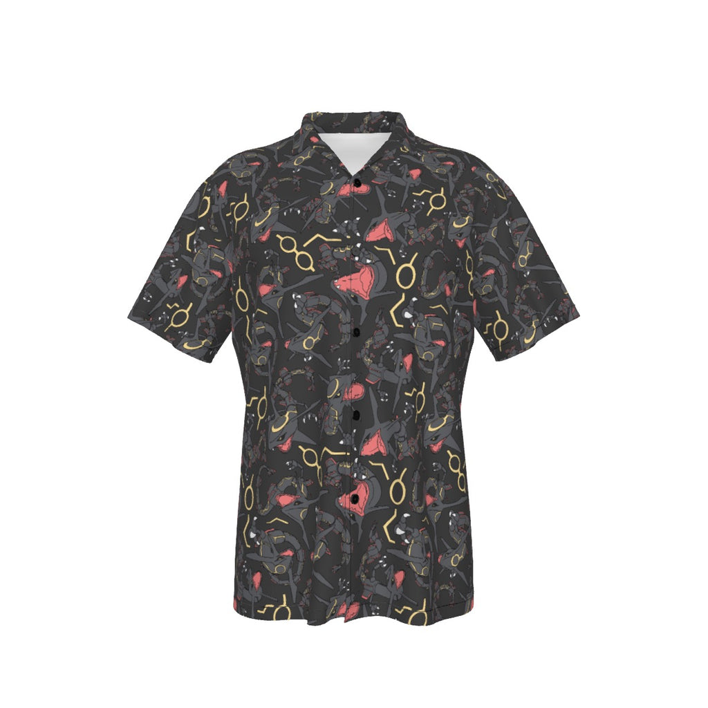 Rayquaza (Black) Hawaiian Shirt