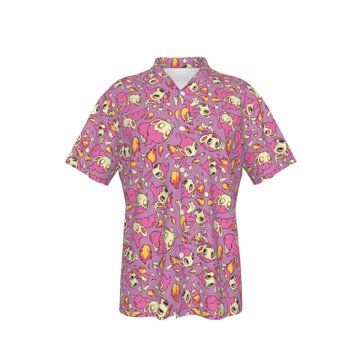 Chimchar (Pink) Hawaiian Shirt