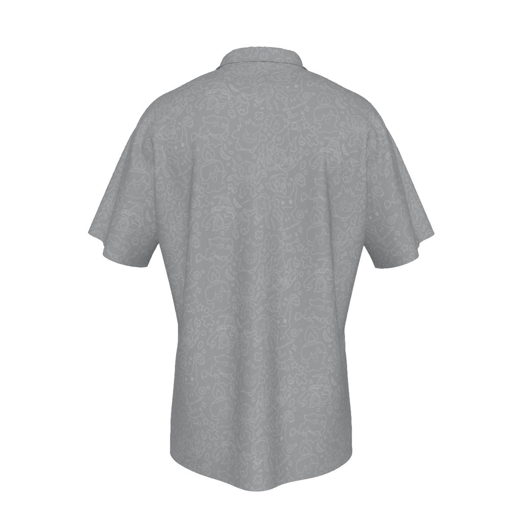 Ghost (Grey) Hawaiian Shirt