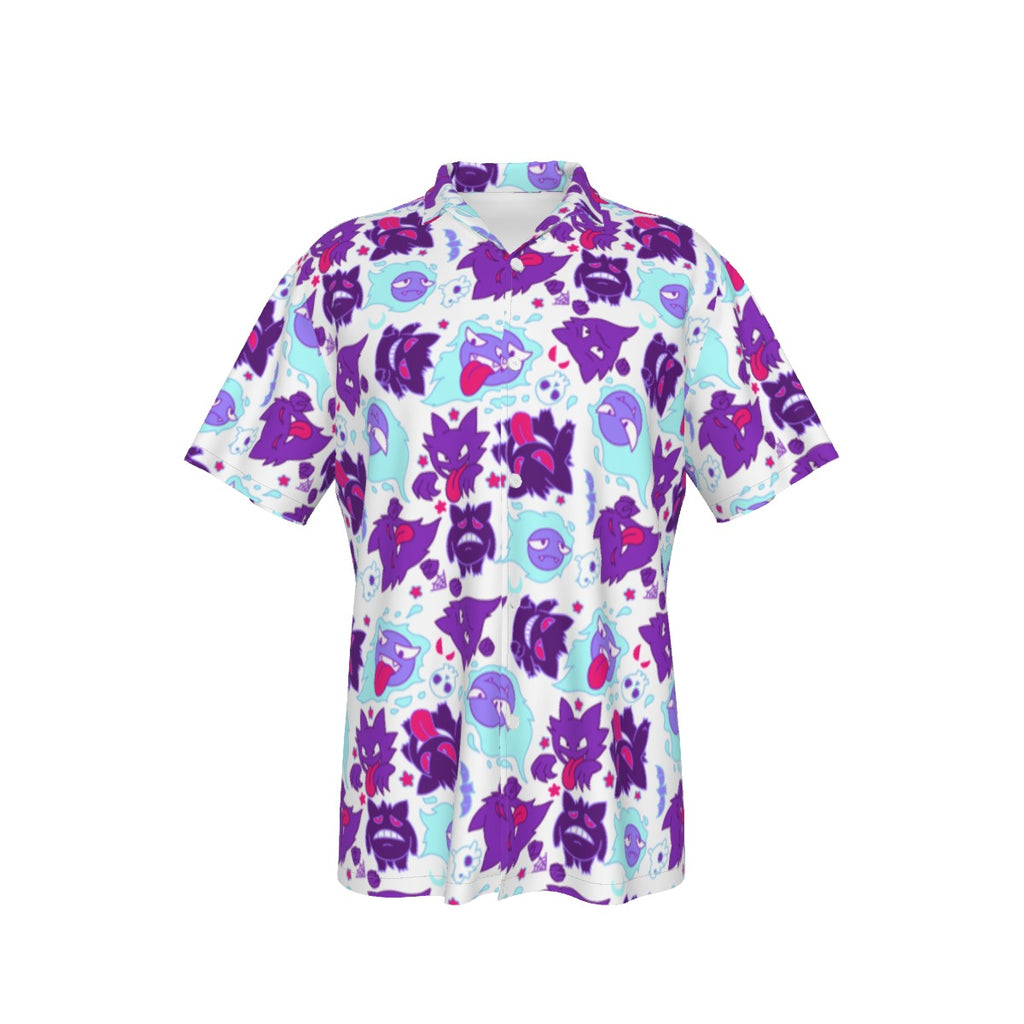 Gengar (White) Hawaiian Shirt