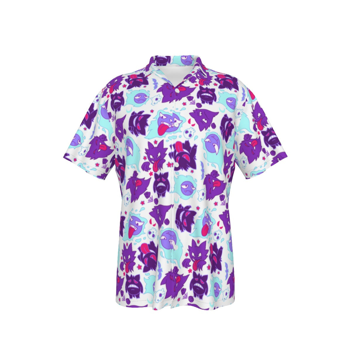 Gengar (White) Hawaiian Shirt