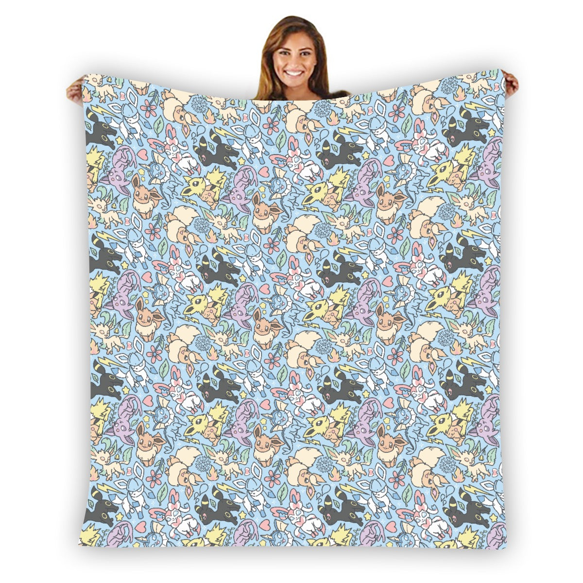 Eeveelutions (Blue) Blanket