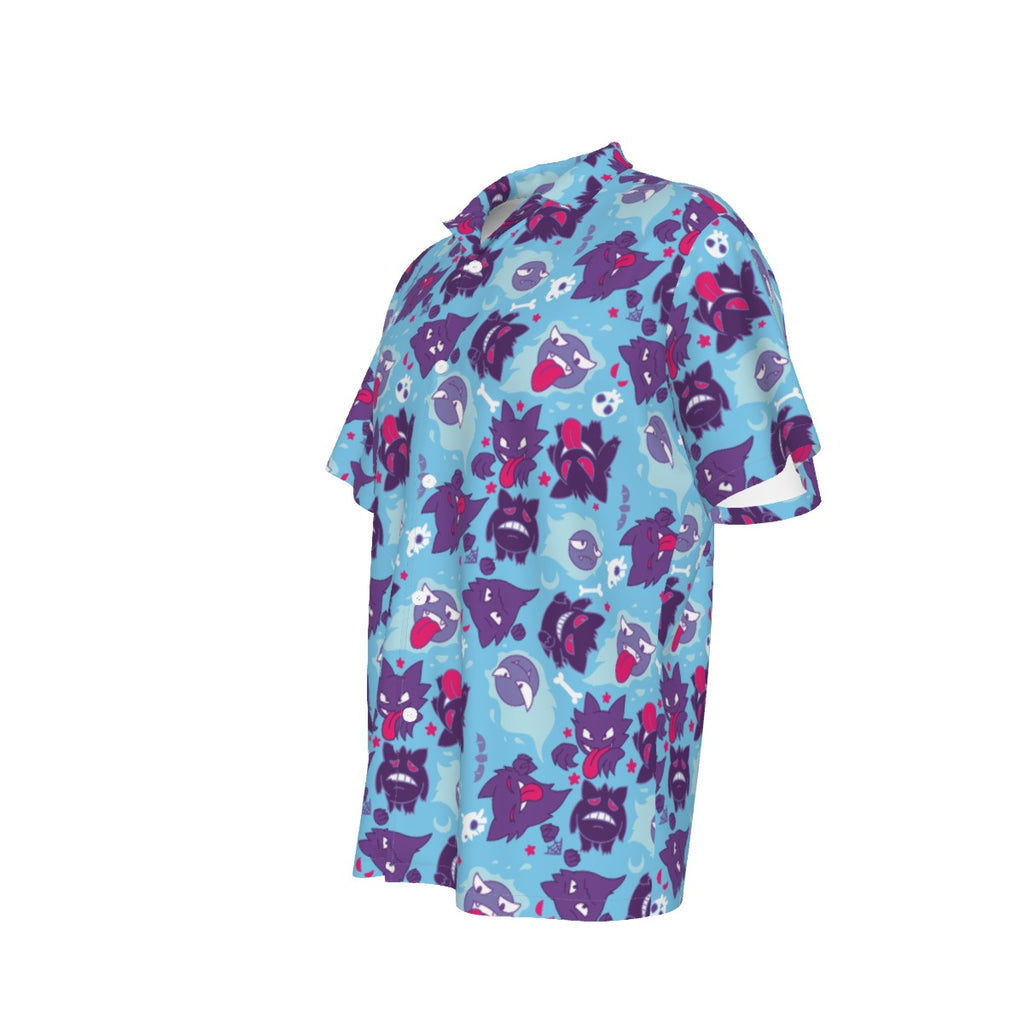 Gengar (Blue) Hawaiian Shirt