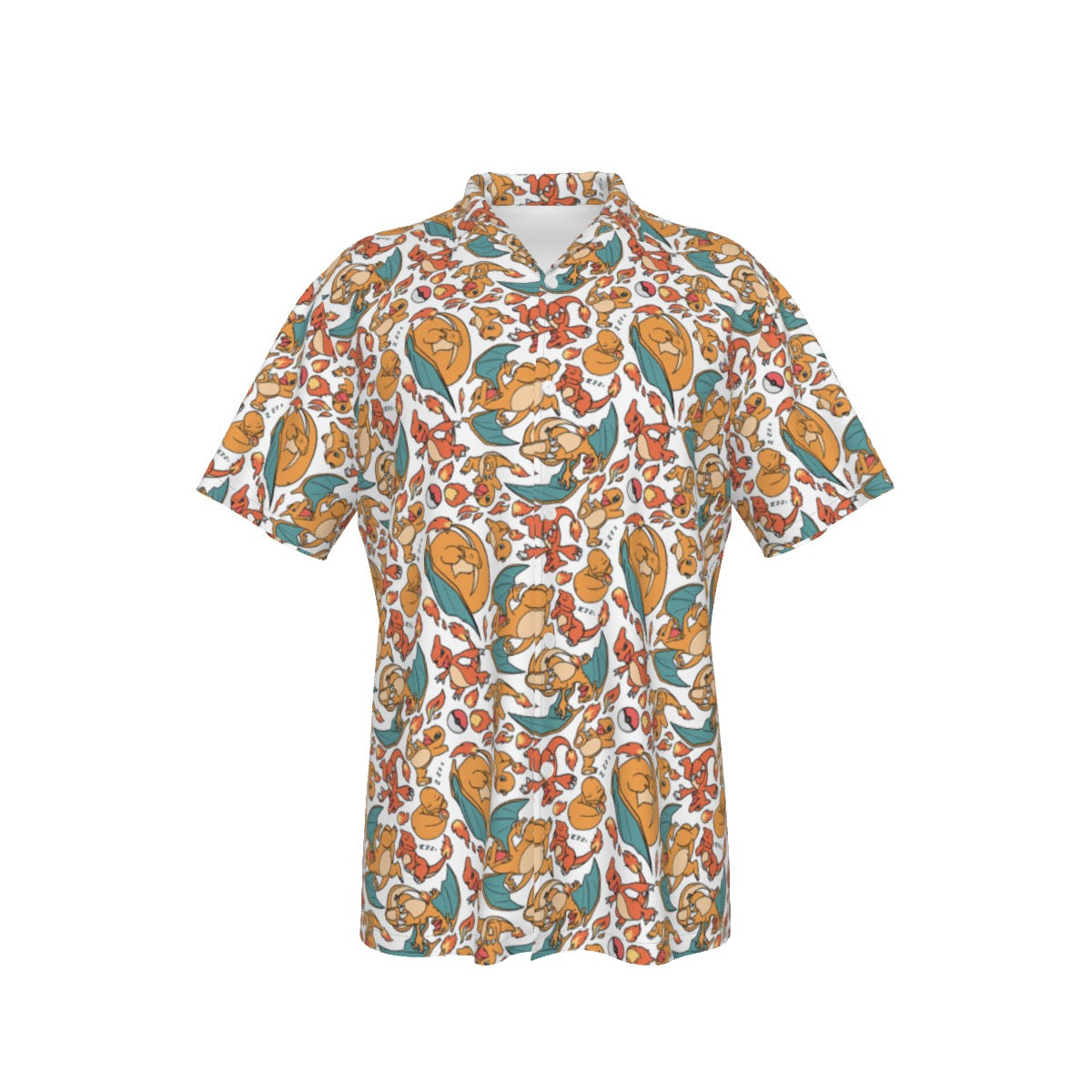 Charizard (White) Hawaiian Shirt